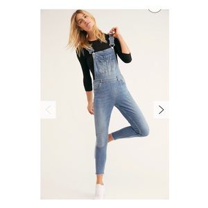 FreePeople Denim Overalls